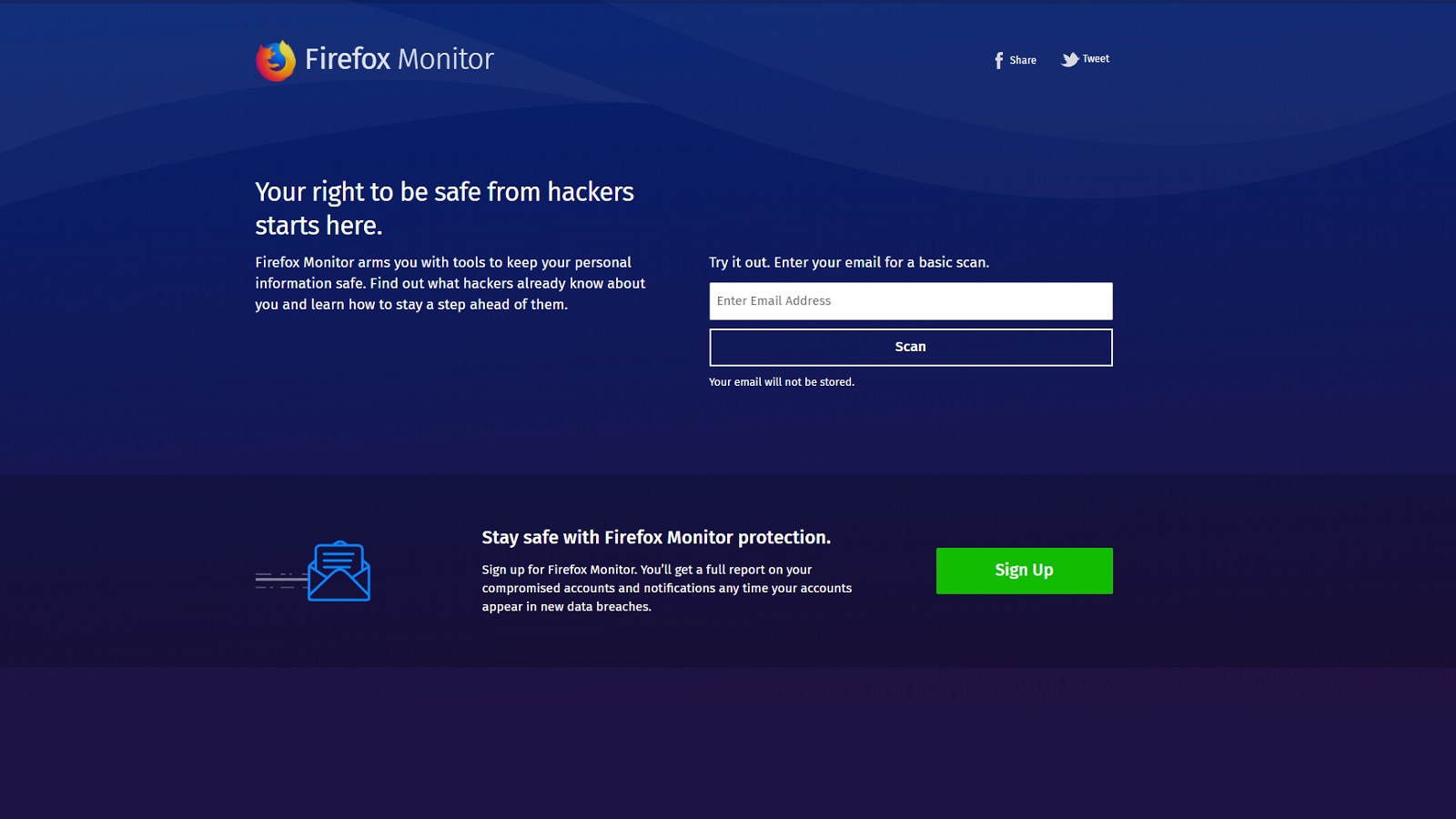 firefox website monitor