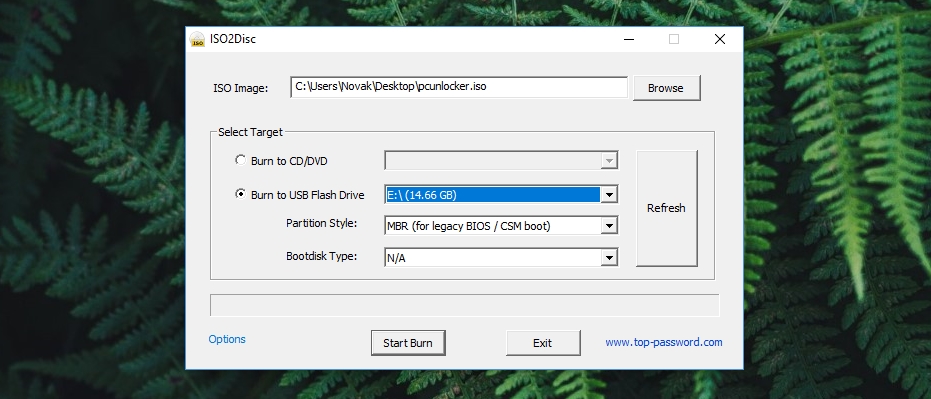 pcunlocker usb