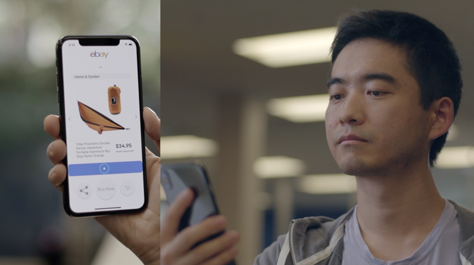 eBay iPhone X App Receives HeadGaze Head Tracking Technology