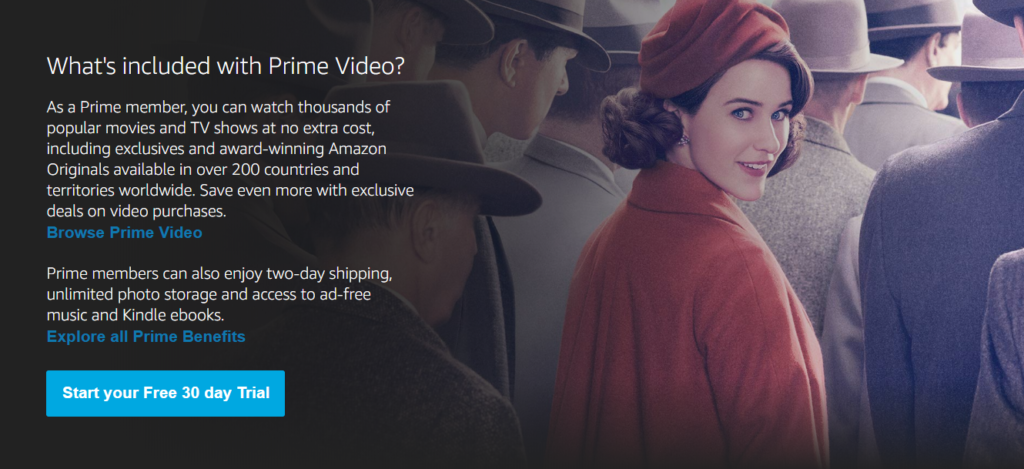 Amazon Prime Video trial