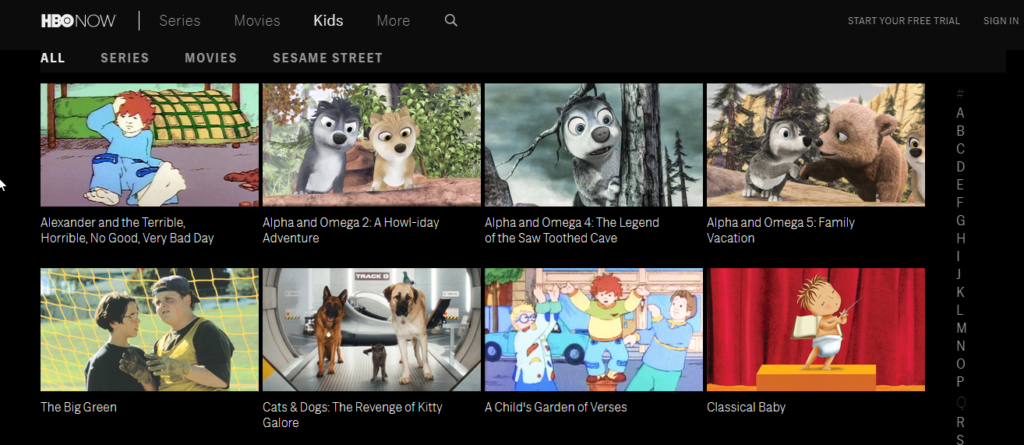 HBO Now Kids