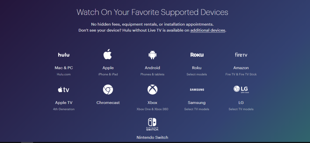 Hulu devices