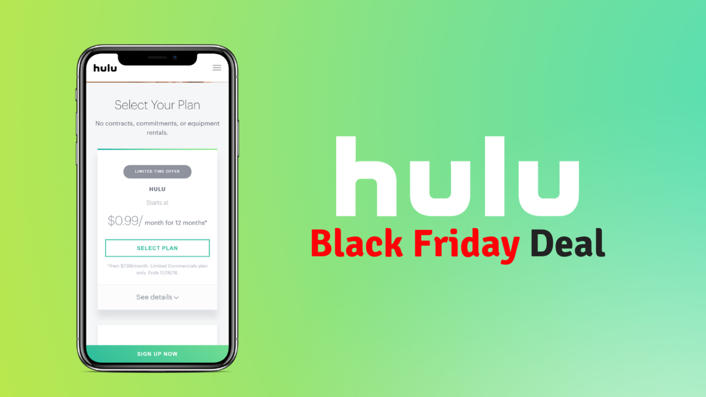 Black Friday Hulu Cuts a Deal You Can't Refuse TechNadu