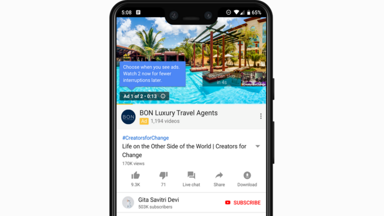 Google May Implement Double Skippable Ads for YouTube Videos  