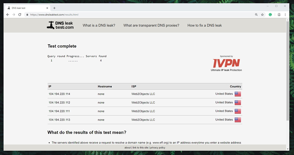 ExpressVPN - DNS Leak