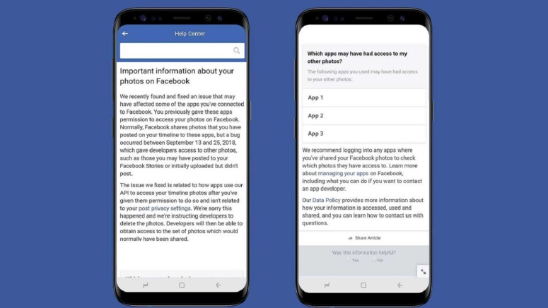 Facebook Photo API Bug Exposes Photos of Up to 6.8 Million Users