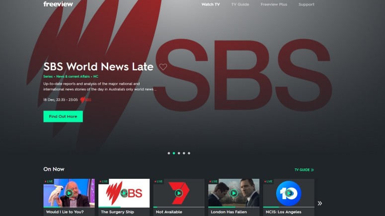 Freeview Brings Five Major Australian Networks Under One Service