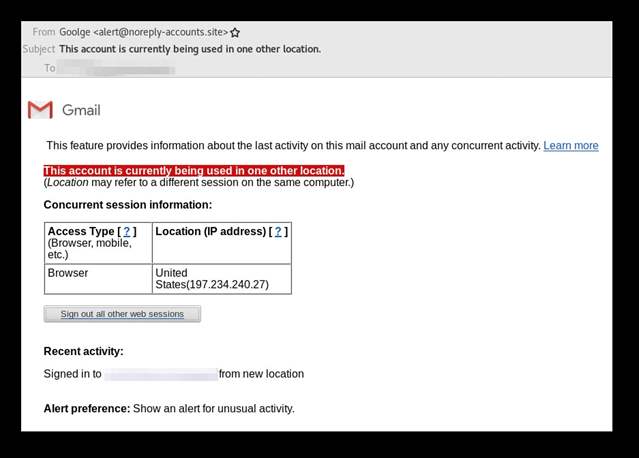 Gmail Phishing