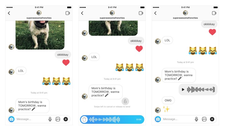Instagram is Rolling Out Voice Messaging for All Users Globally