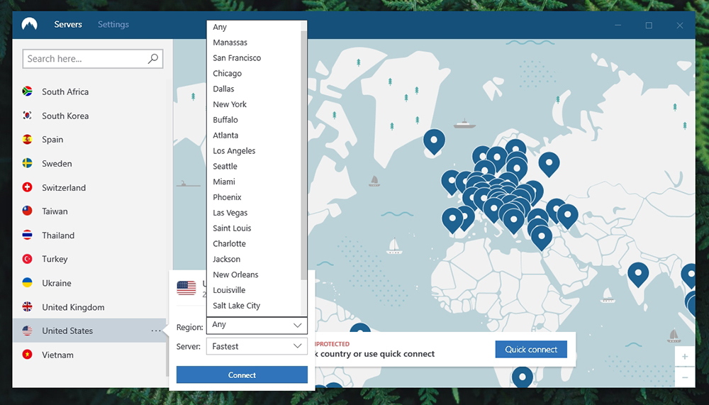 nordvpn best server