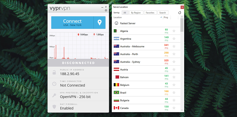 VyprVPN Review - Server Selection