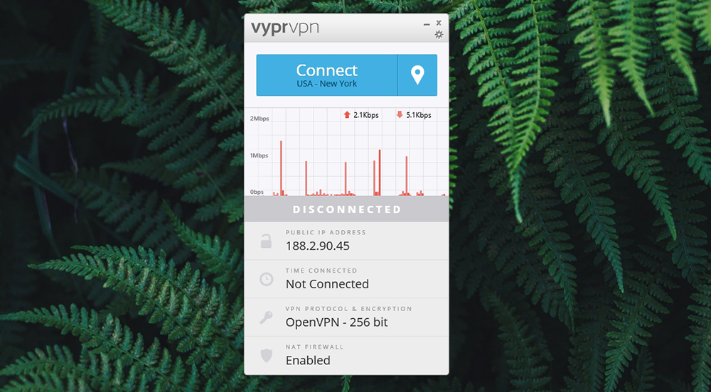 VyprVPN Review - User Interface