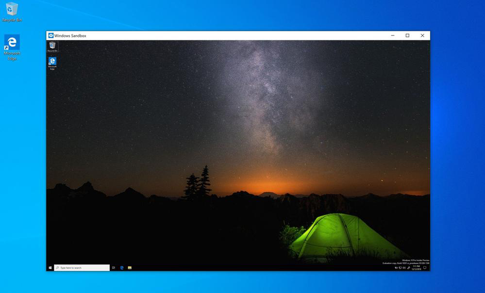 Windows Sandbox Screenshot