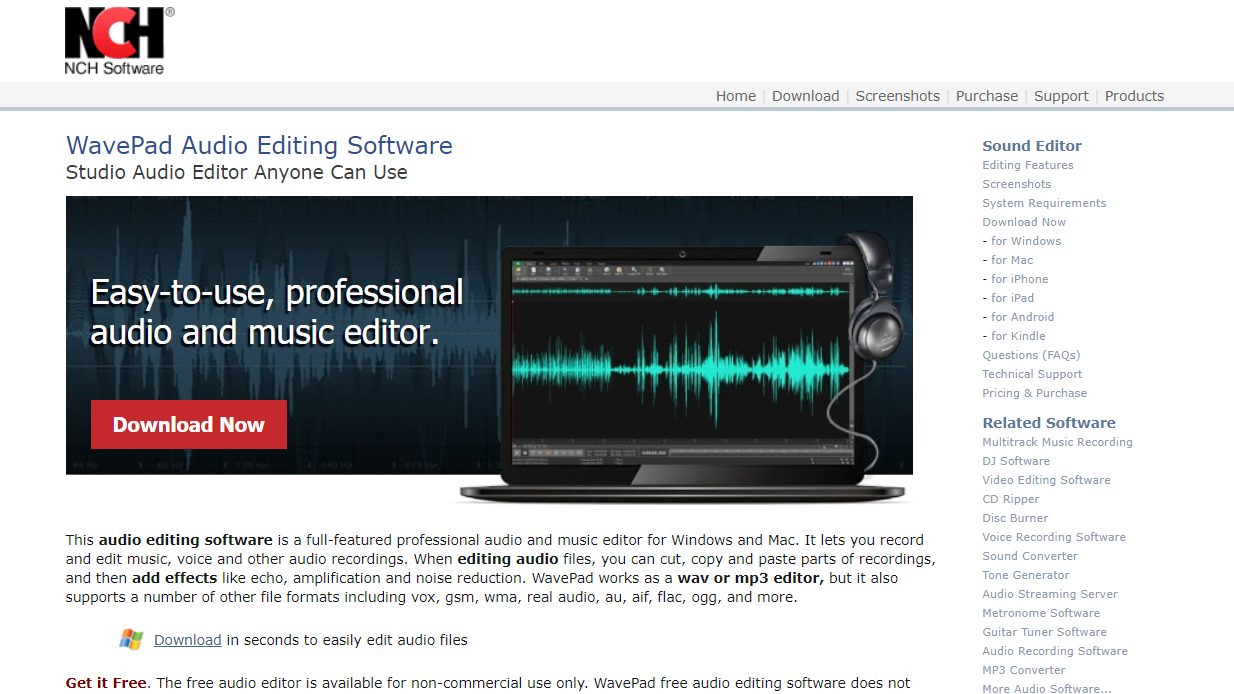 free video editing software like audacity