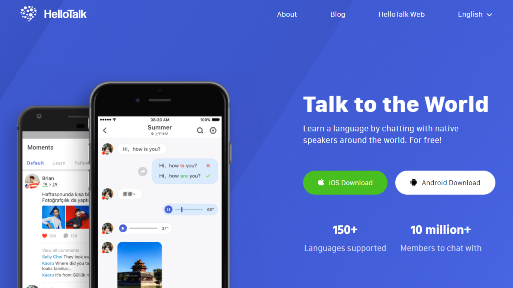 Duolingo Alternatives - HelloTalk