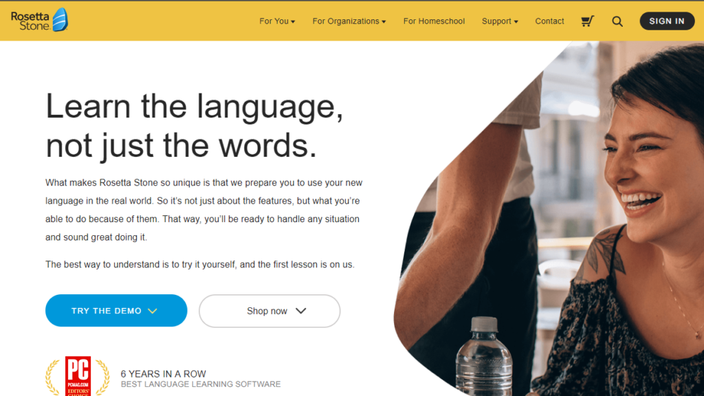 Duolingo Alternatives - Rosetta Stone