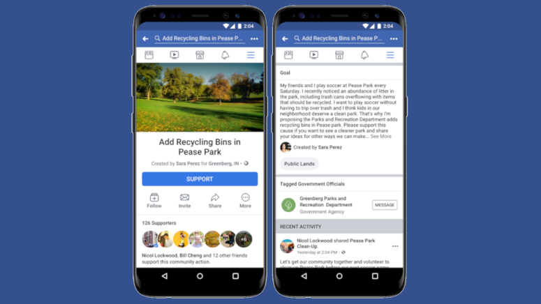 Facebook-Community-Actions