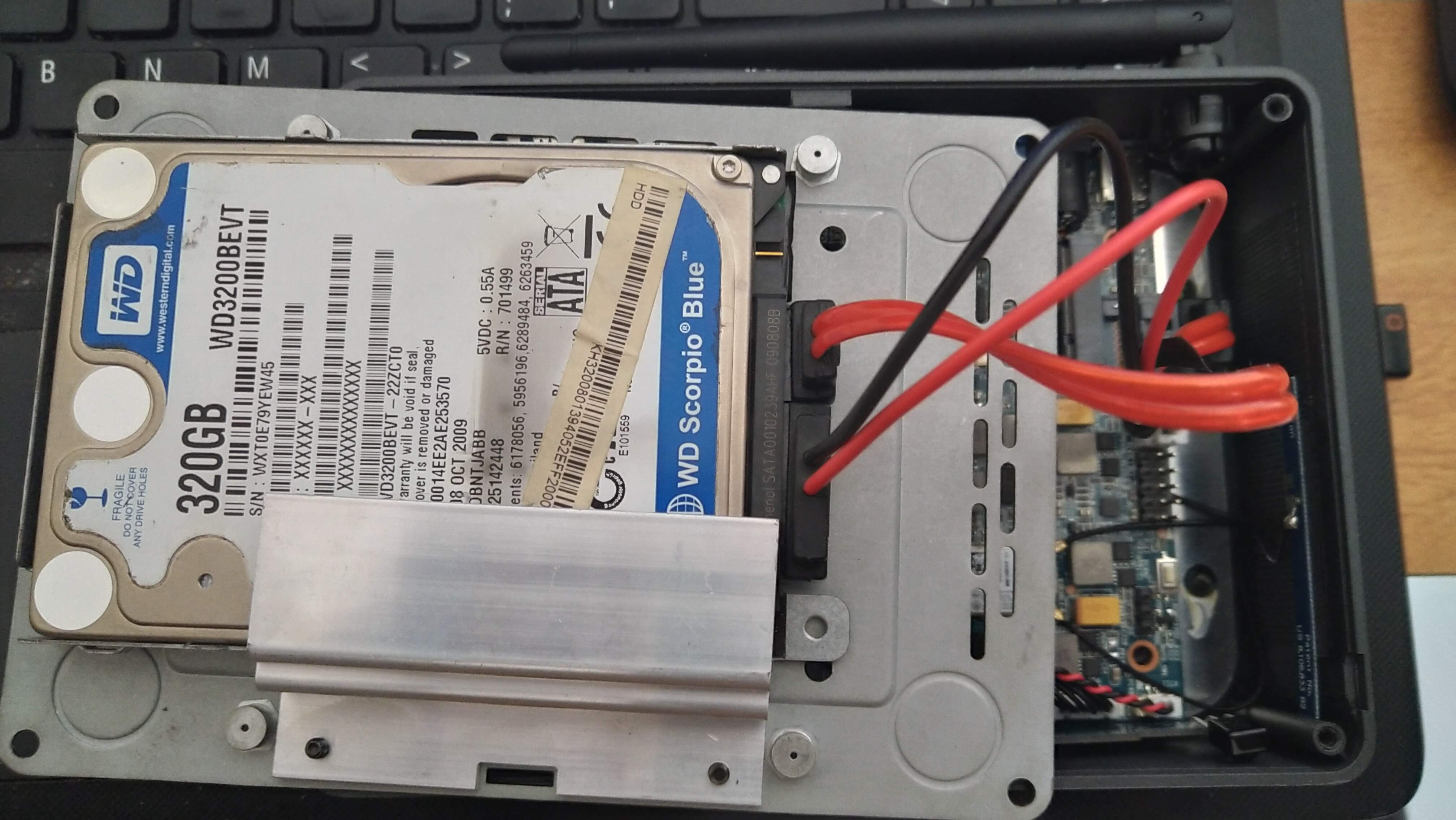 SATA HDD Connected to Byte3
