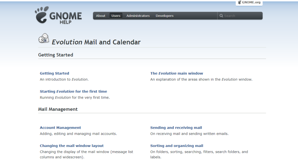 Mailbox Alternatives - Evolution Mail
