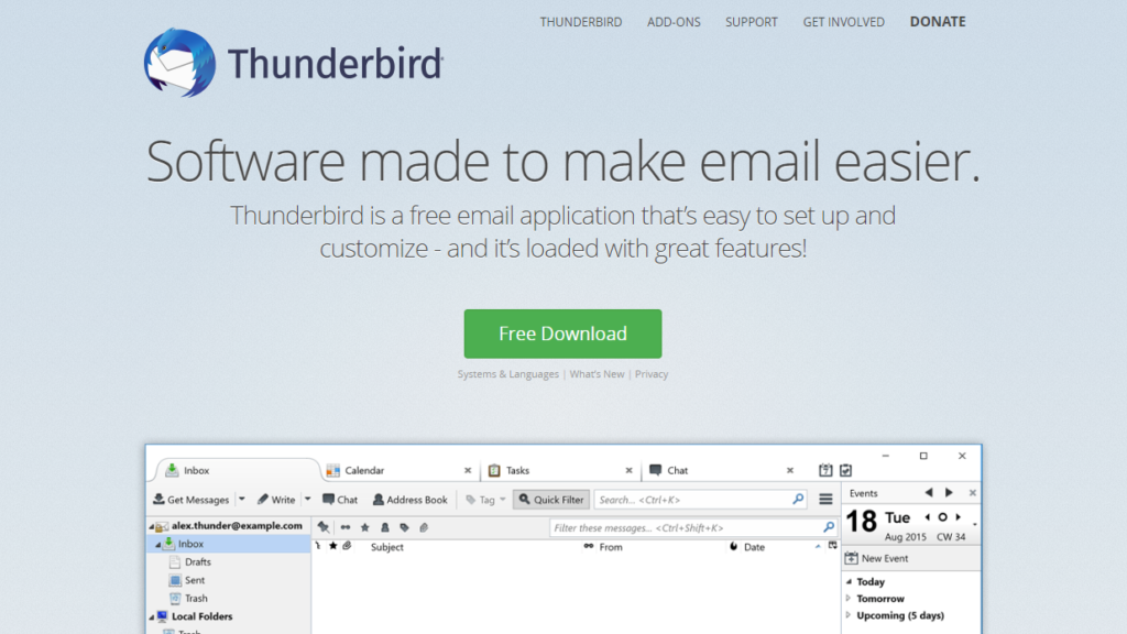 Mailbox Alternatives - Thunderbird