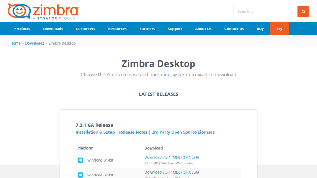 Outlook Alternatives - Zimbra Desktop