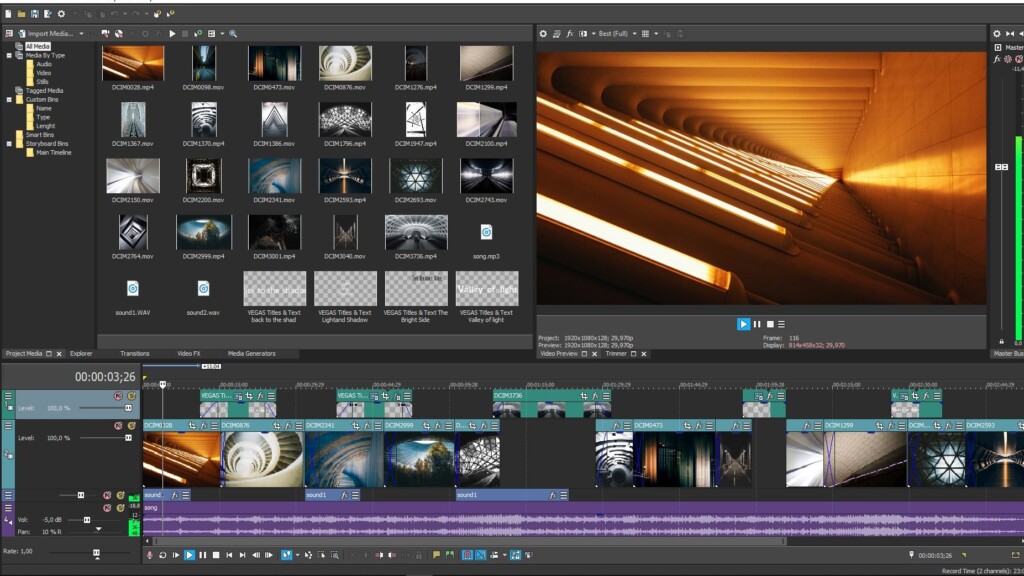 Adobe Premiere - Magix Vegas Pro