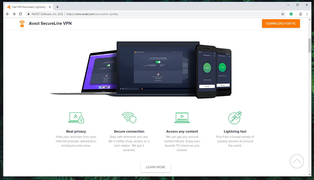 avast vpn review