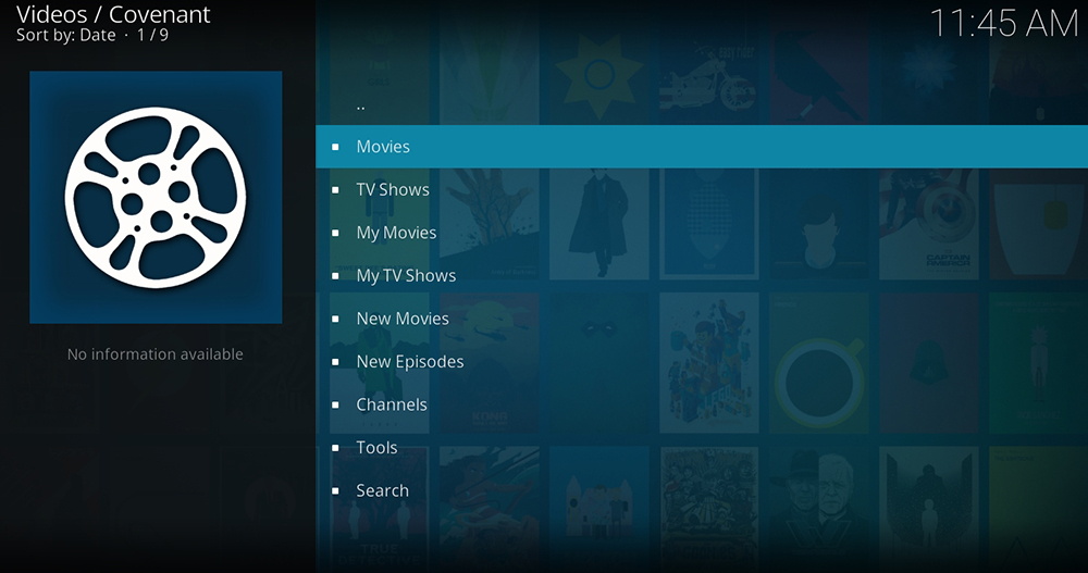 Covenant Home Screen