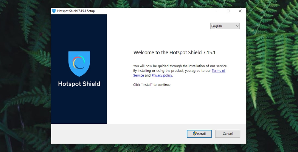 Hotspot Shield VPN - Installation Wizard