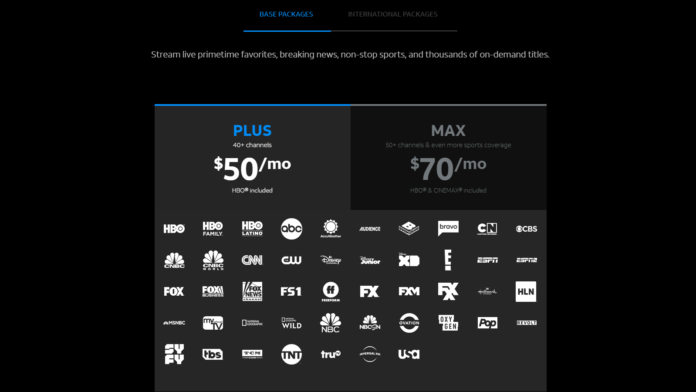 DirecTV Now Plus DirecTV Now Plus