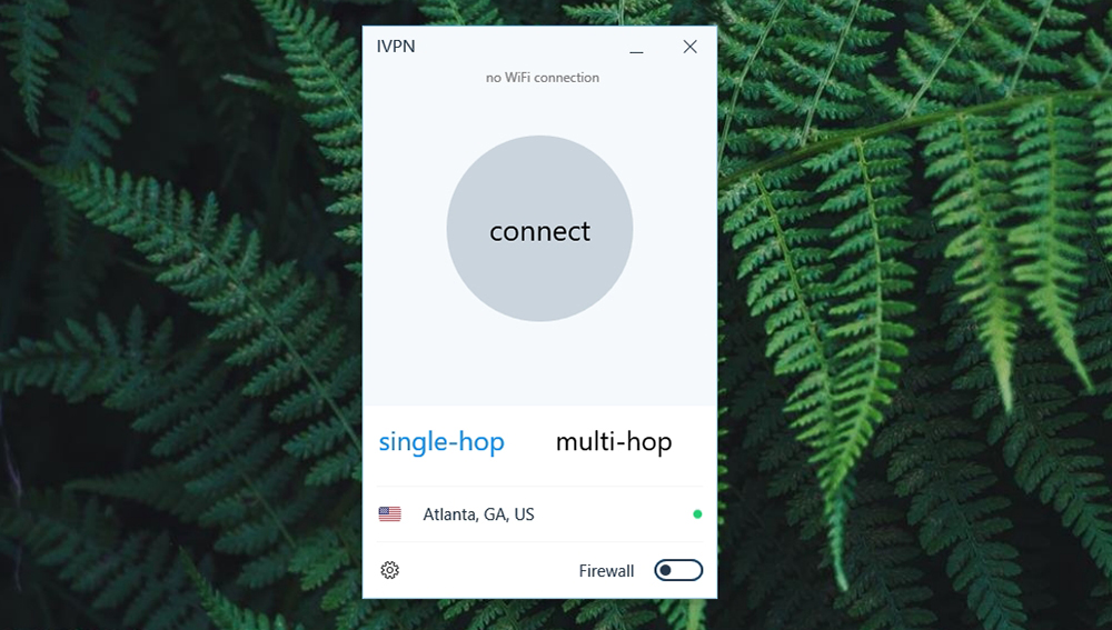 IVPN Home Screen