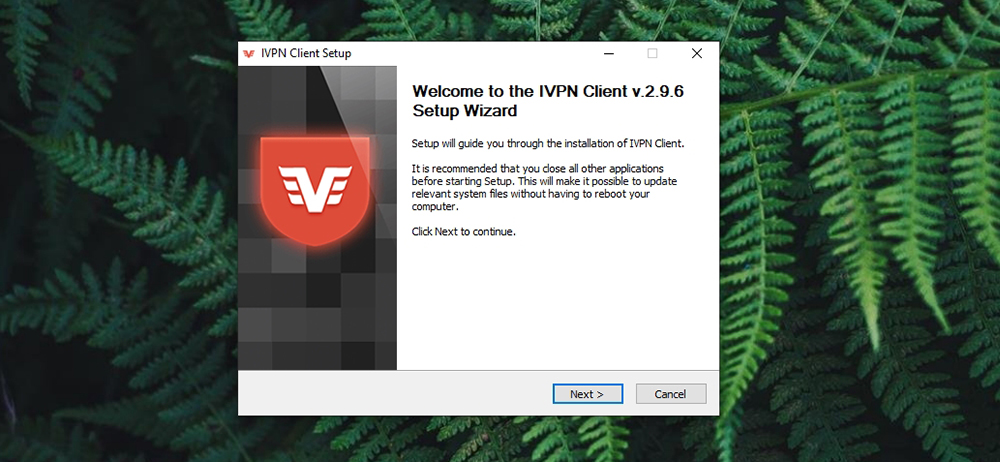 IVPN Installation Wizard