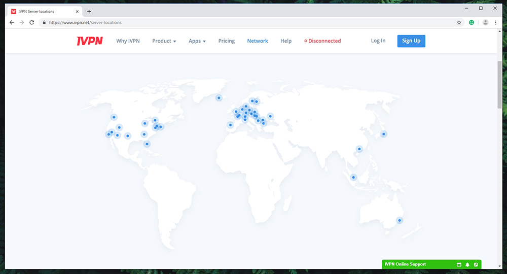 IVPN Server Count