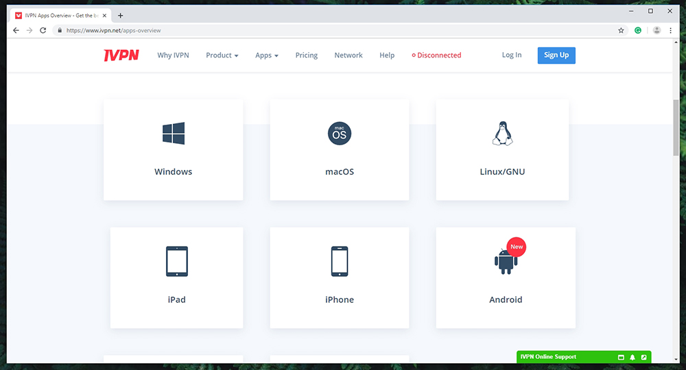 IVPN Supported Platforms