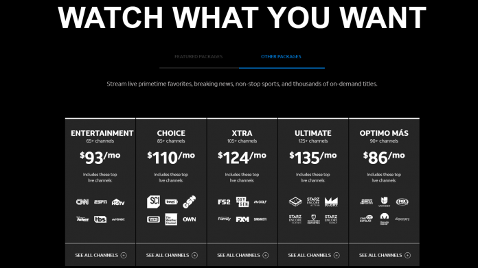 DirecTV Now new old bundles DirecTV Now new old bundles