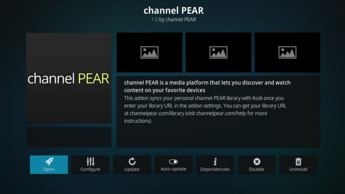 Channel Pear Kodi Addon Channel Pear Kodi Addon