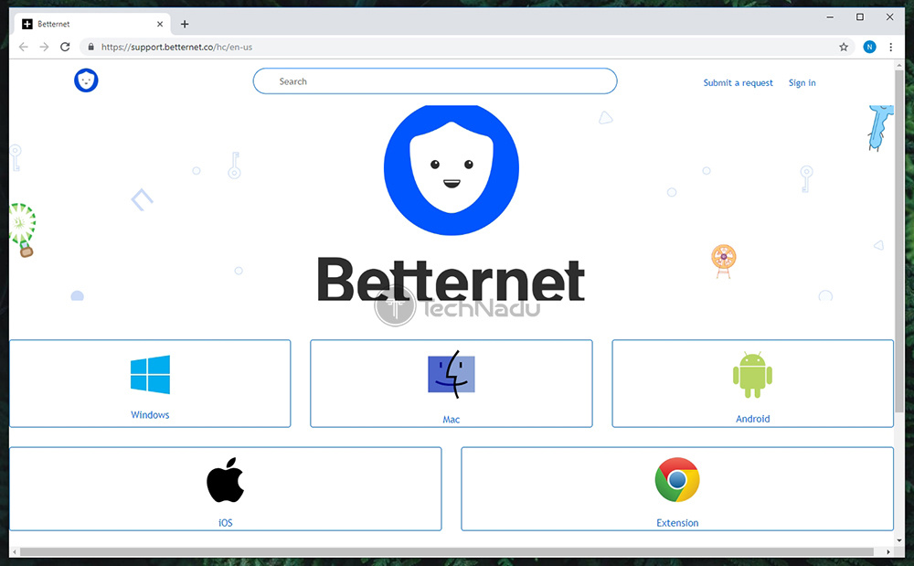 Betternet Customer Support Portal