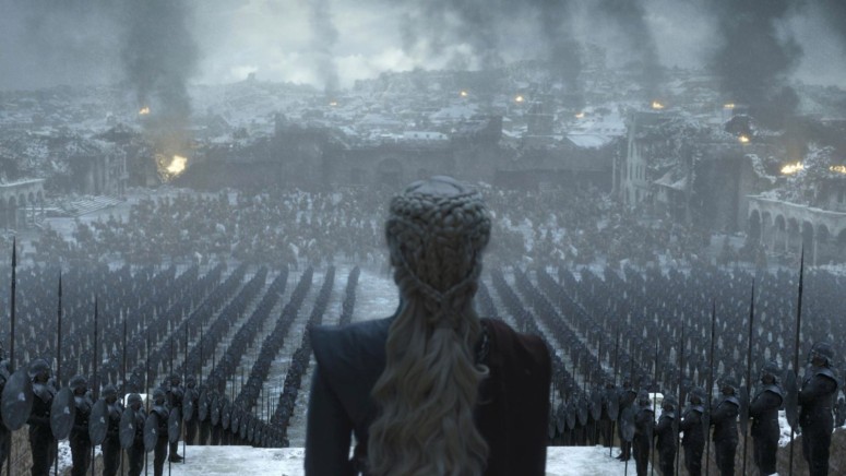 Daenerys looks upon her army