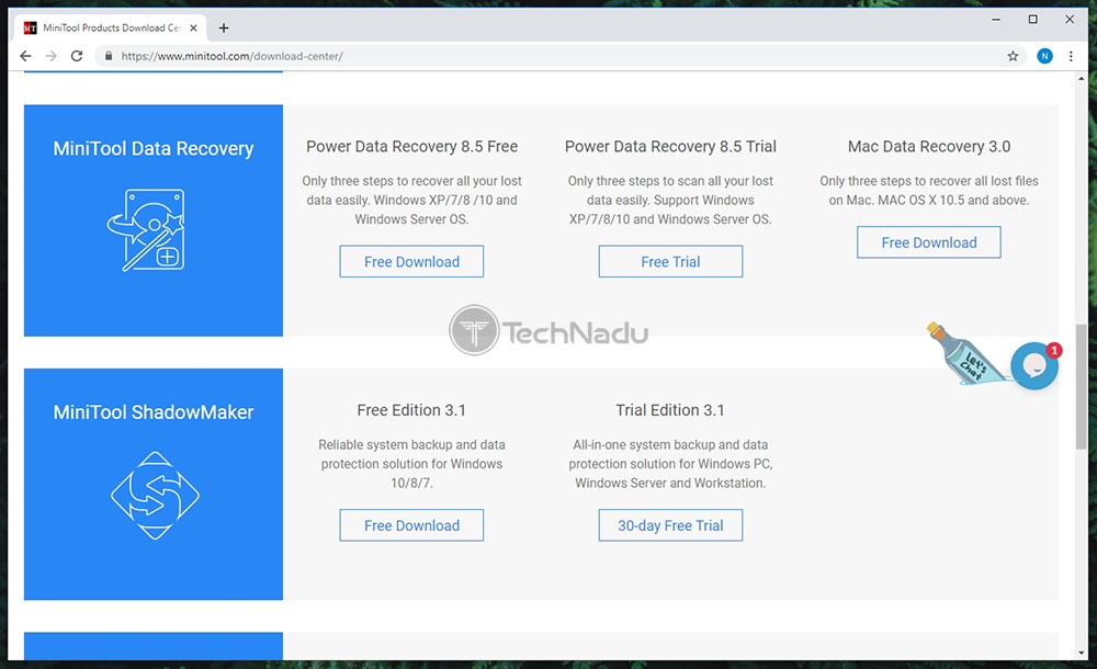 minitool data recovery revies