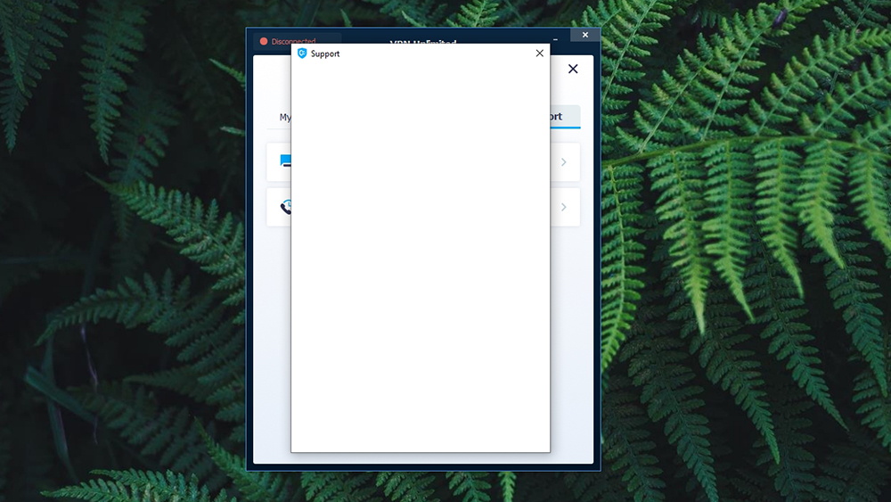 UI Bug VPN Unlimited Windows App