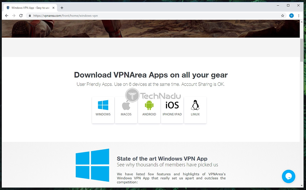 VPNArea Supported Apps