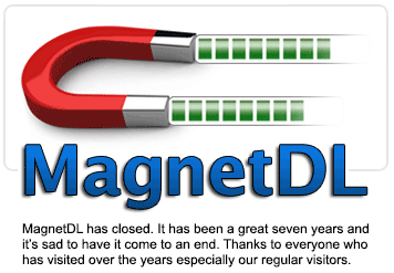 MagnetDL website announcement