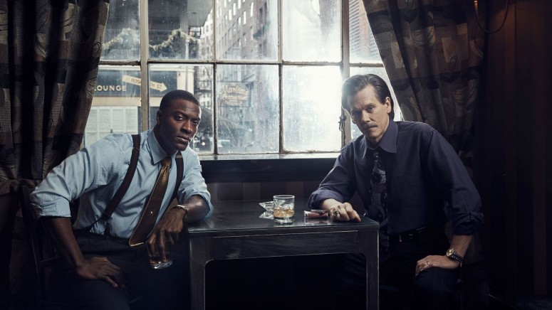 Kevin Bacon and Aldis Hodge in City on a Hill