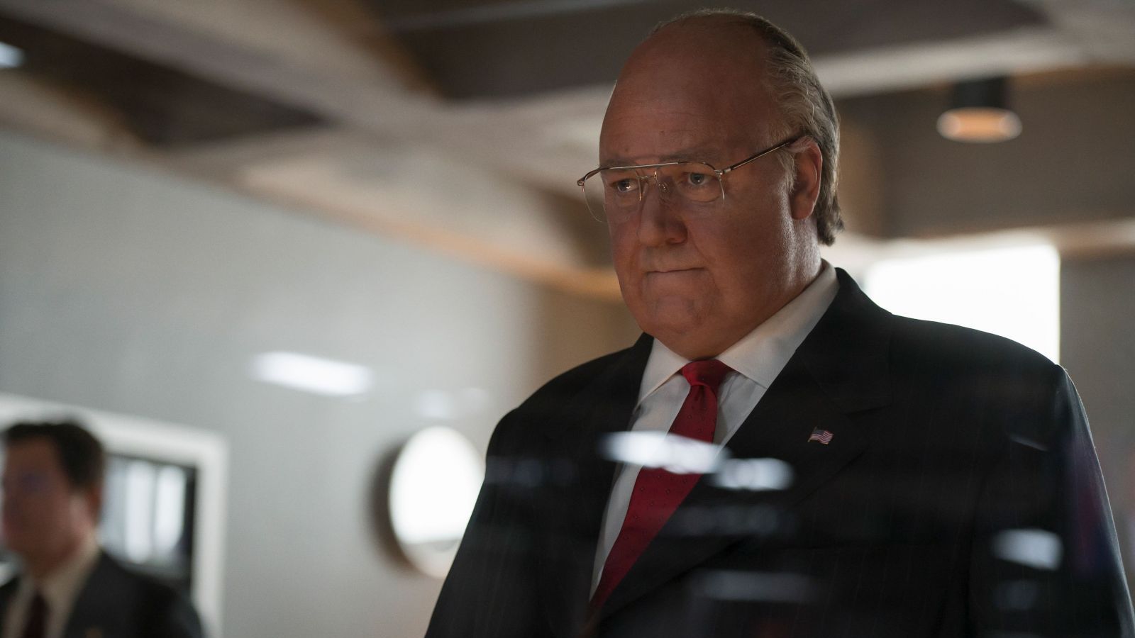 Russell Crowe as Roger Ailes in The Loudest Voice