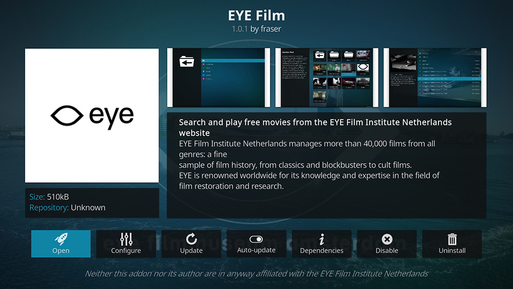 Eye Film Kodi Addon
