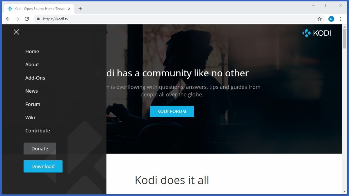 Kodi Homepage