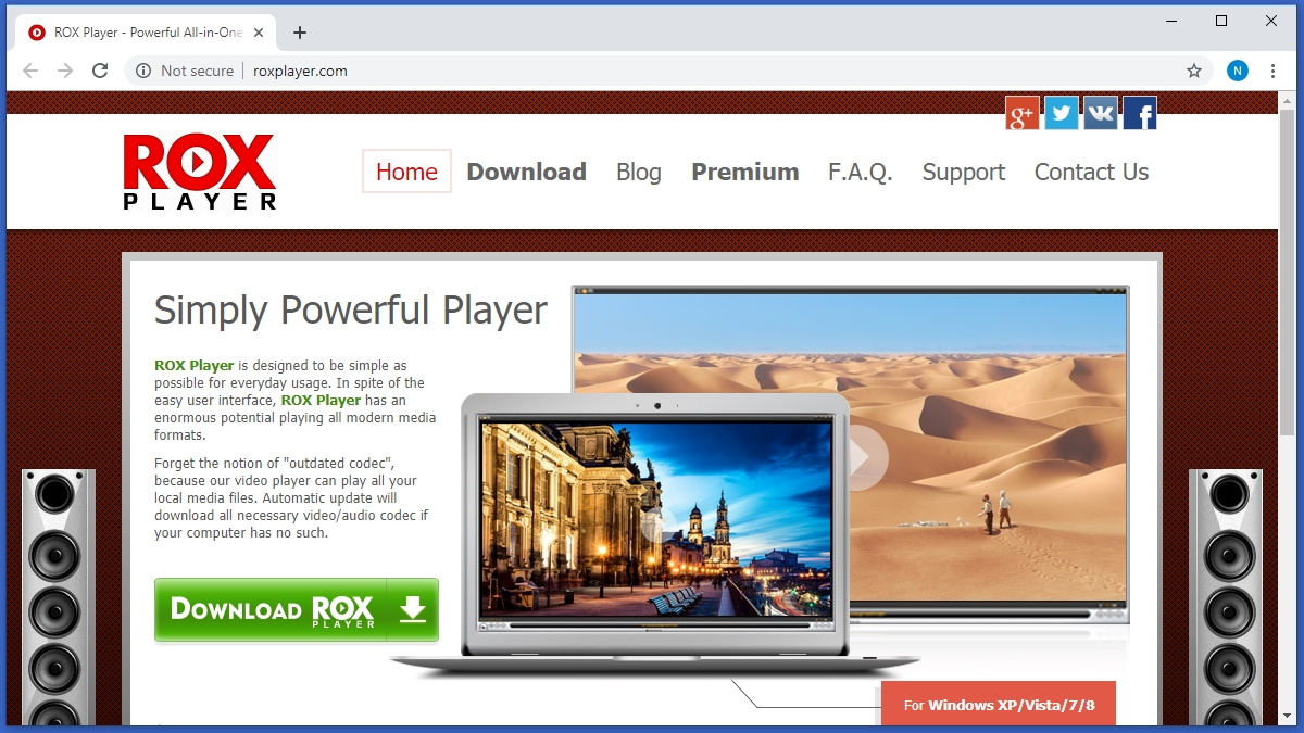 ROX Player Homepage