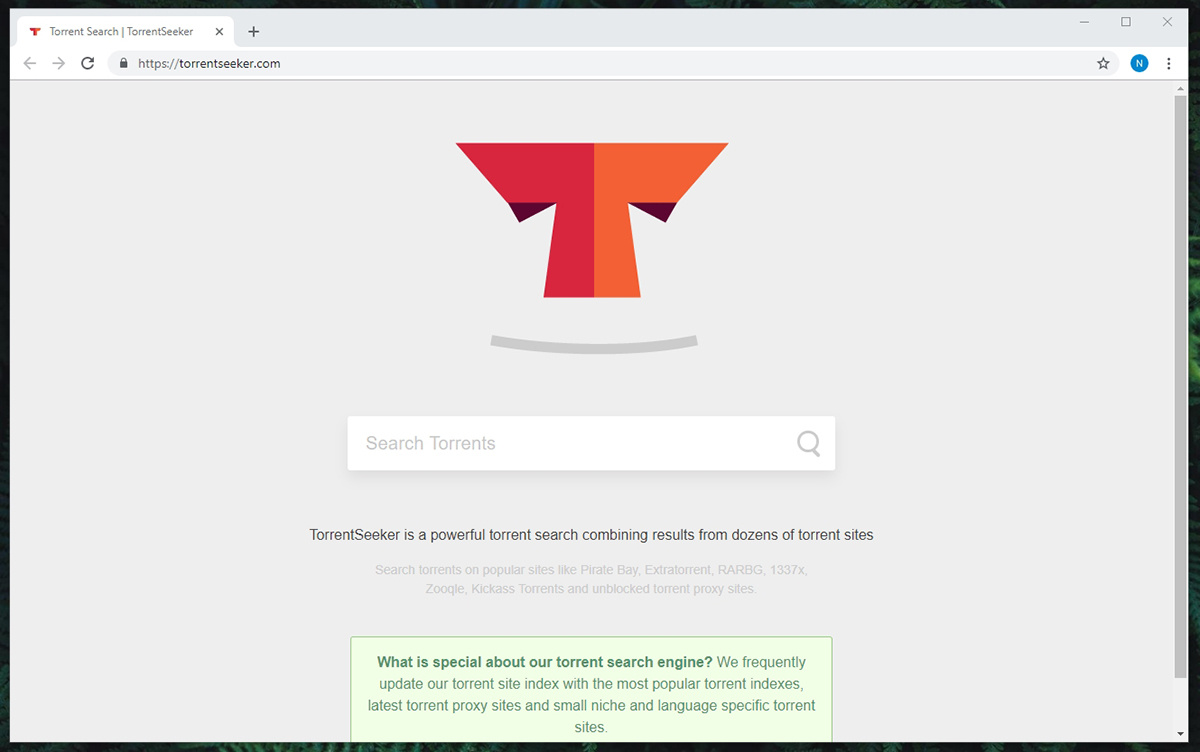 TorrentSeeker Search Engine