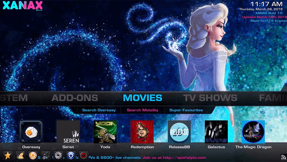 Xanax Kodi Build