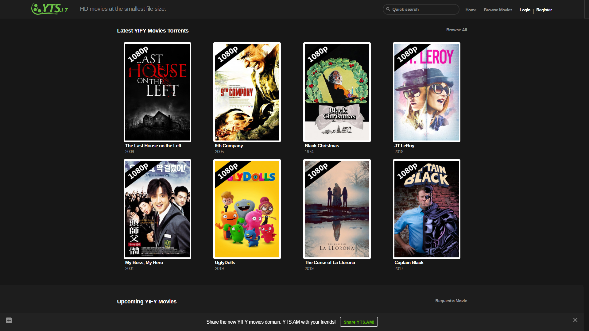 yts movie browser